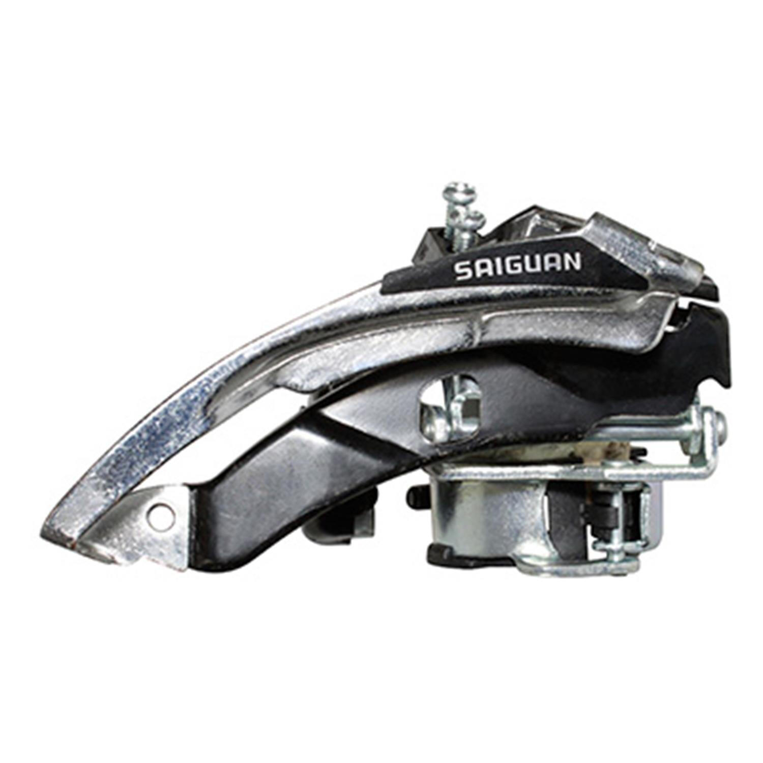 SELECTION P2R Aluminium voorderailleur met kraag voor alle cranksets P2R