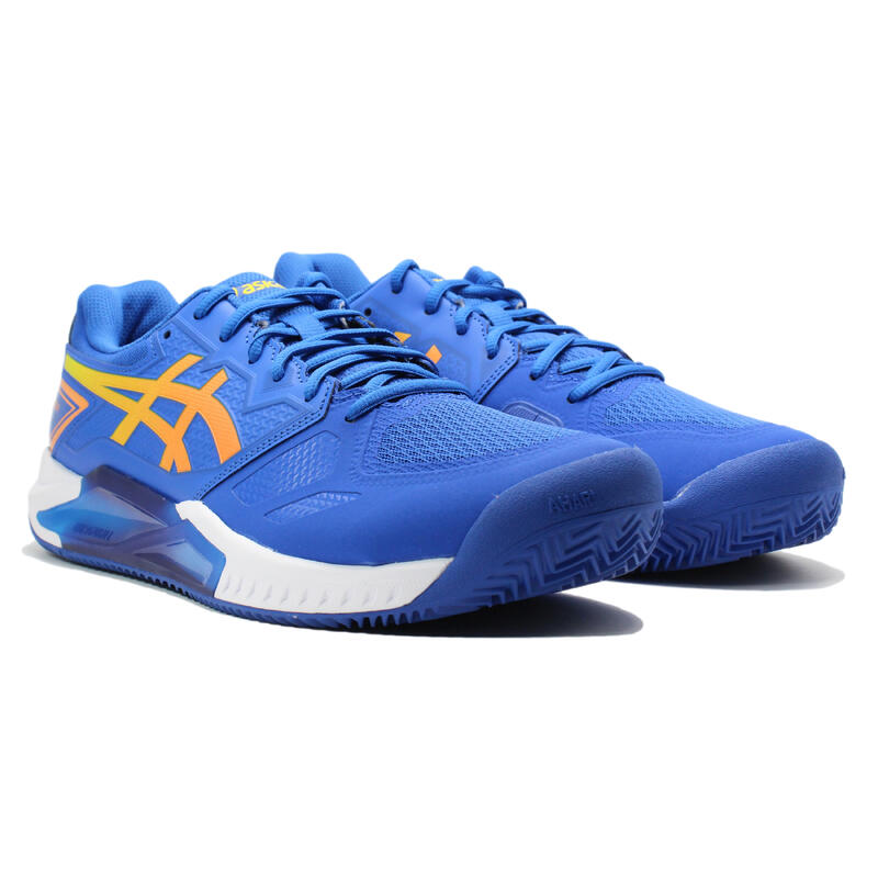 Scarpa da Tennis Uomo Challenger Clay 13 Arancione Blu