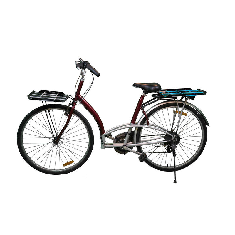 Panier vélo pour porte-bagages - Made in France - FILSAFE CARGO Noir
