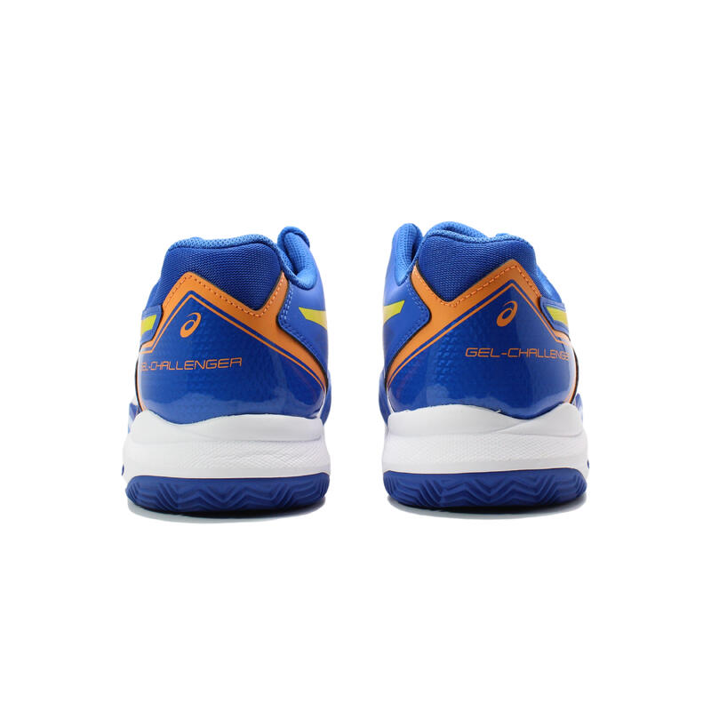 Scarpa da Tennis Uomo Challenger Clay 13 Arancione Blu