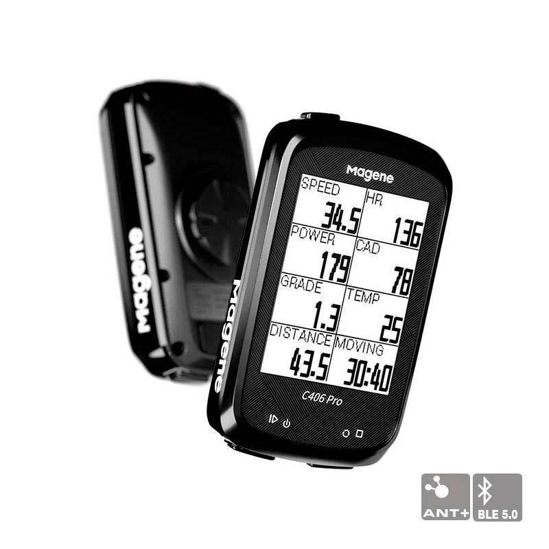 Bicicleta Magene GPS com suporte e capa de silicone. 1/3