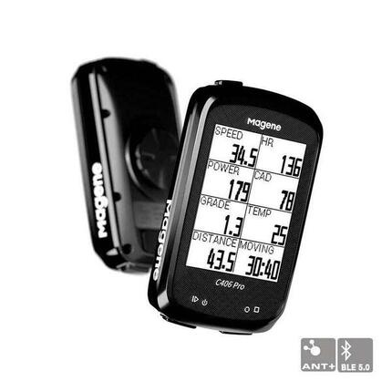 Cycle GPS Magène avec support et cas de silicone.