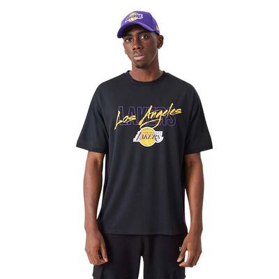 Oversized t-shirt los angeles lakers nba script