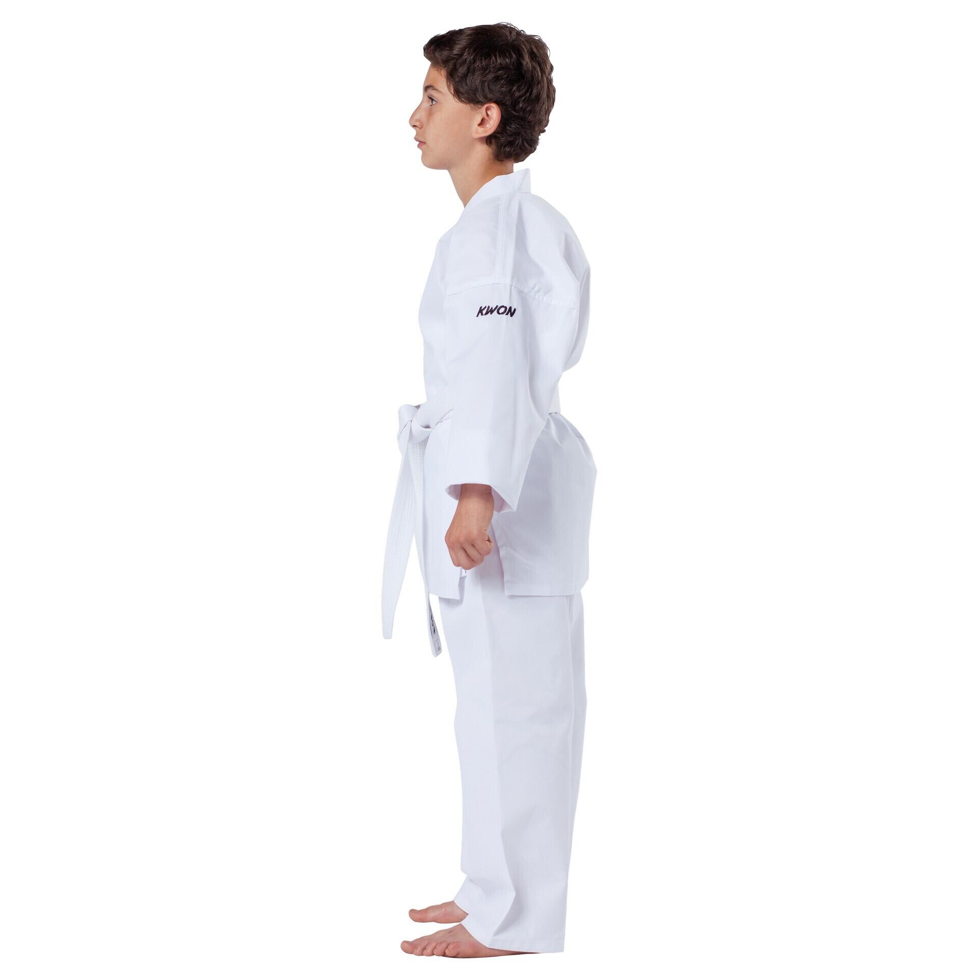 Kimono karate kind Kwon Clubline Basic Weiß 6/7
