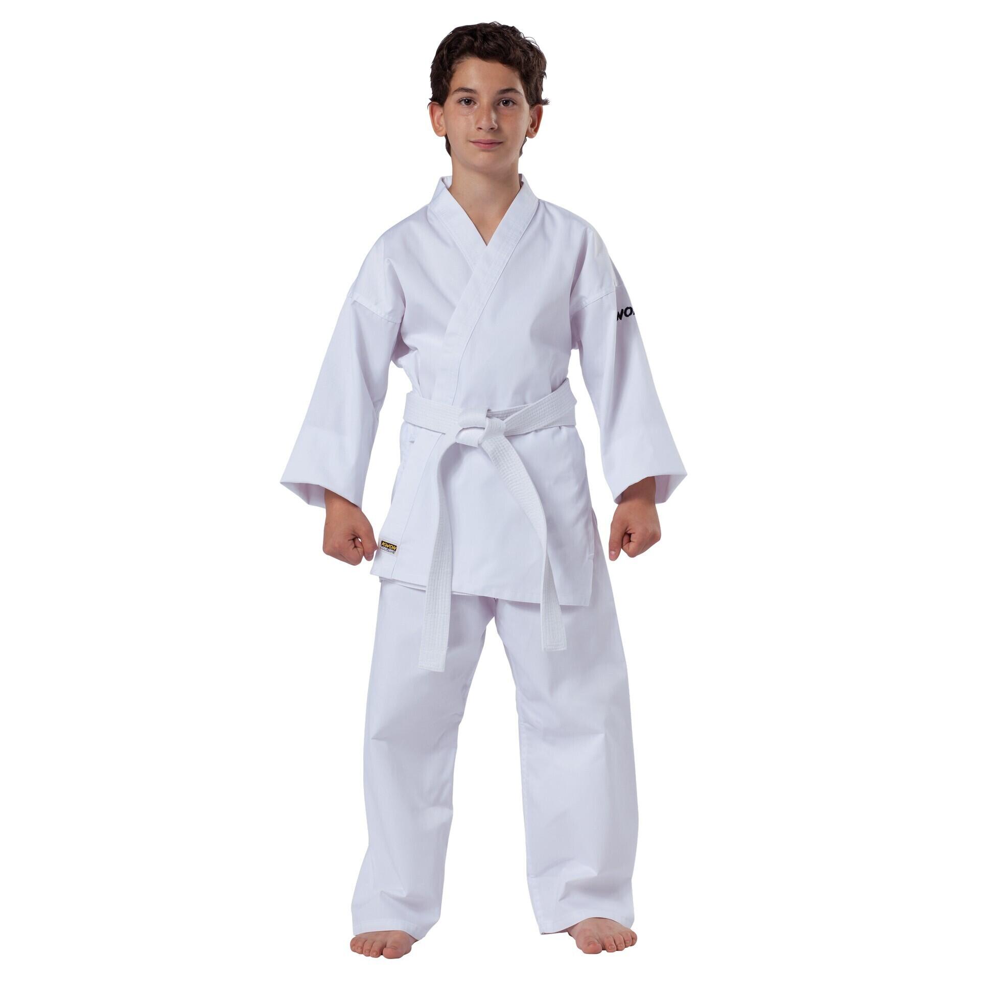 KWON Kimono karate kind Kwon Clubline Basic Weiß