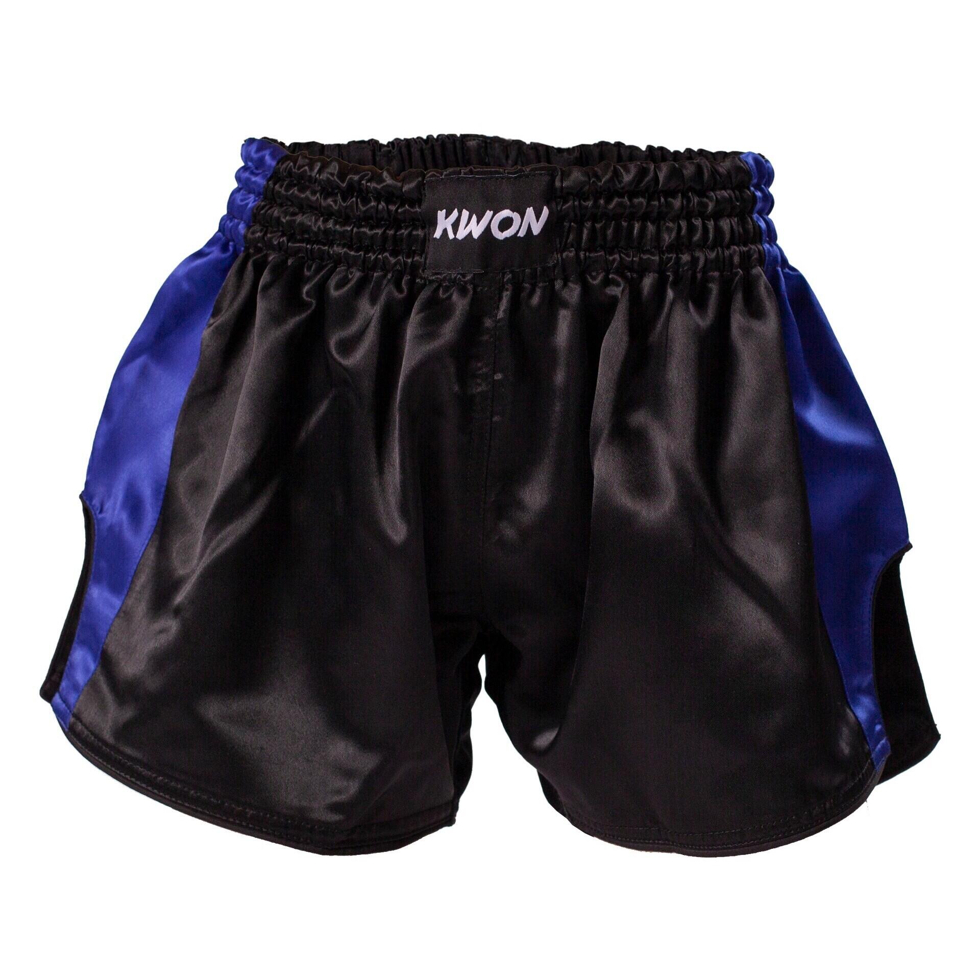 Kwon - Short De Boxe Thaï Kwon Clubline - Short - Bleu|noir - 42 M/l - Decathlon