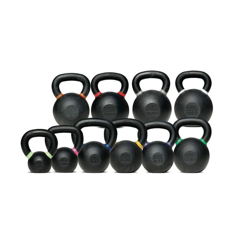 Kettlebell met Poedercoating - Zwart - unisex - per stuk