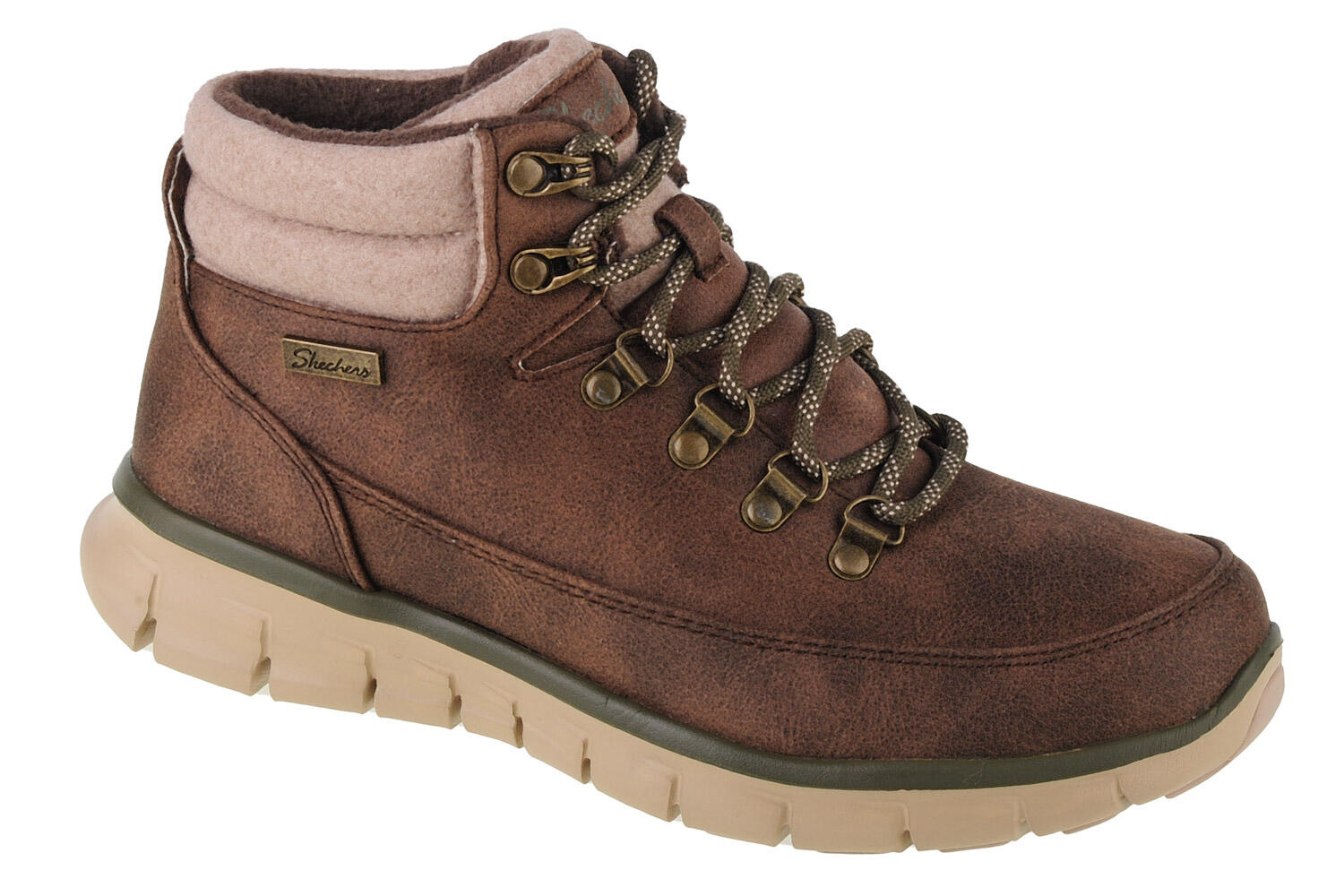 Botines Skechers Synergy Mujer Marron Botines Mujer Skechers