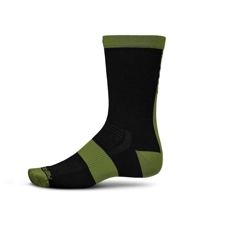 Mullet Chaussettes Mérinos - Noir/Olive