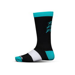 Ride Every Day Socks - Zwart/Aqua