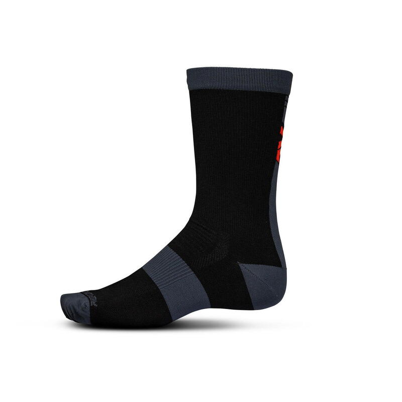 Mullet Chaussettes Mérinos - Noir/Rouge