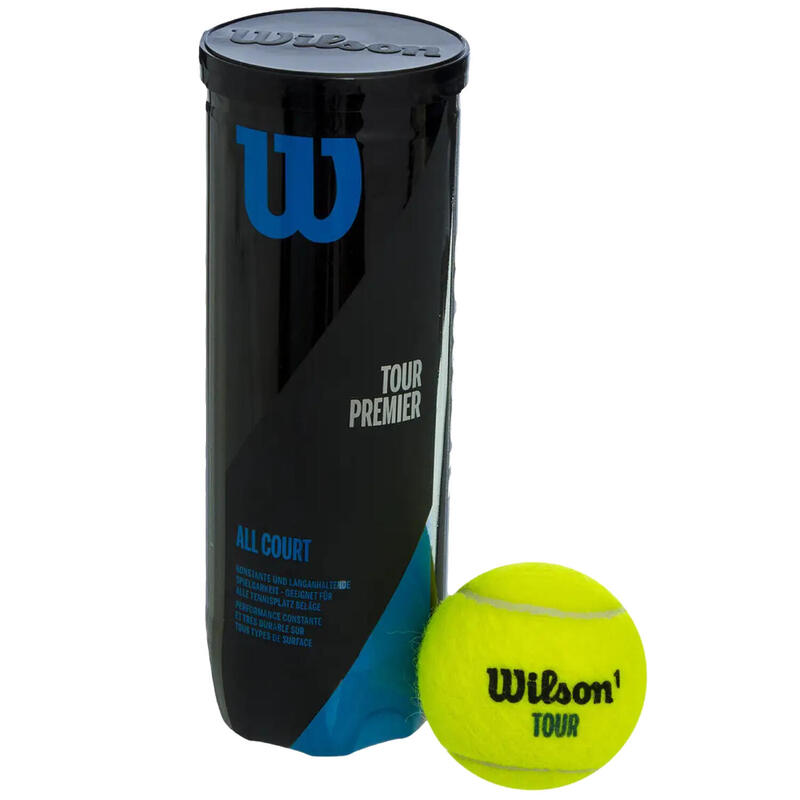 Bola de ténis Wilson Tour Premier All Court 3 Pack Um tamanho
