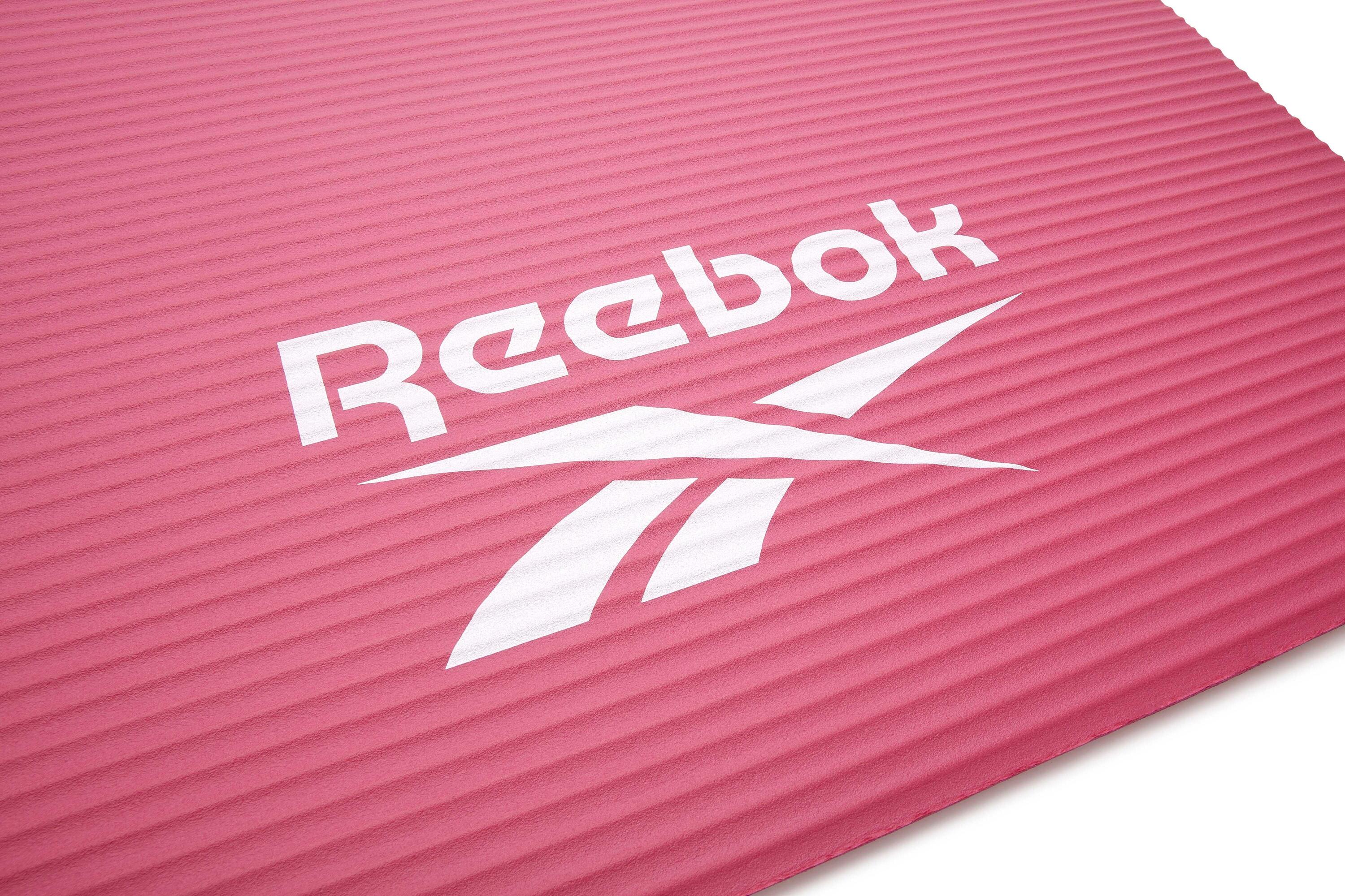 Reebok Fitness-/Trainingsmatte, 15mm, Pink 4/5