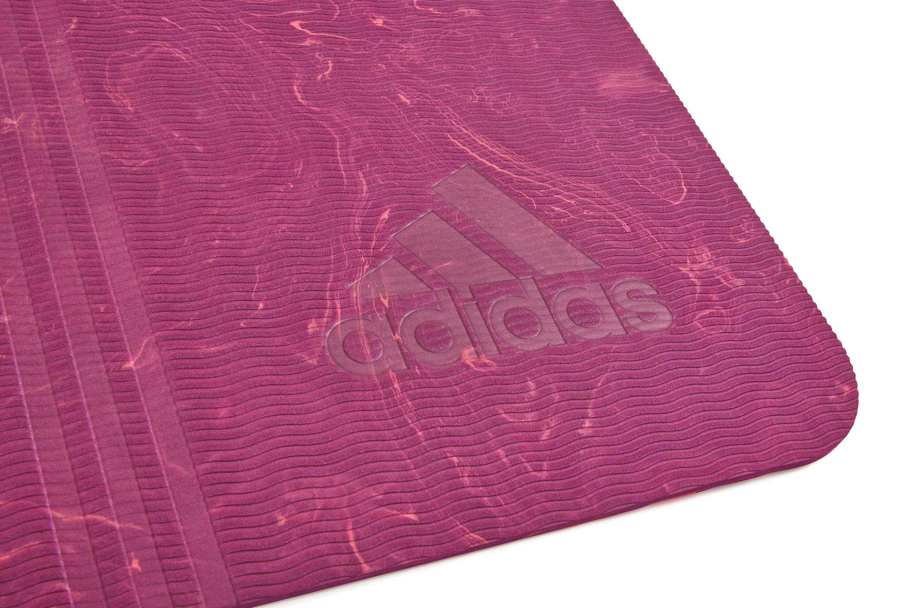 Tapis de yoga Adidas Camo, 5 mm, Power Berry 5/6