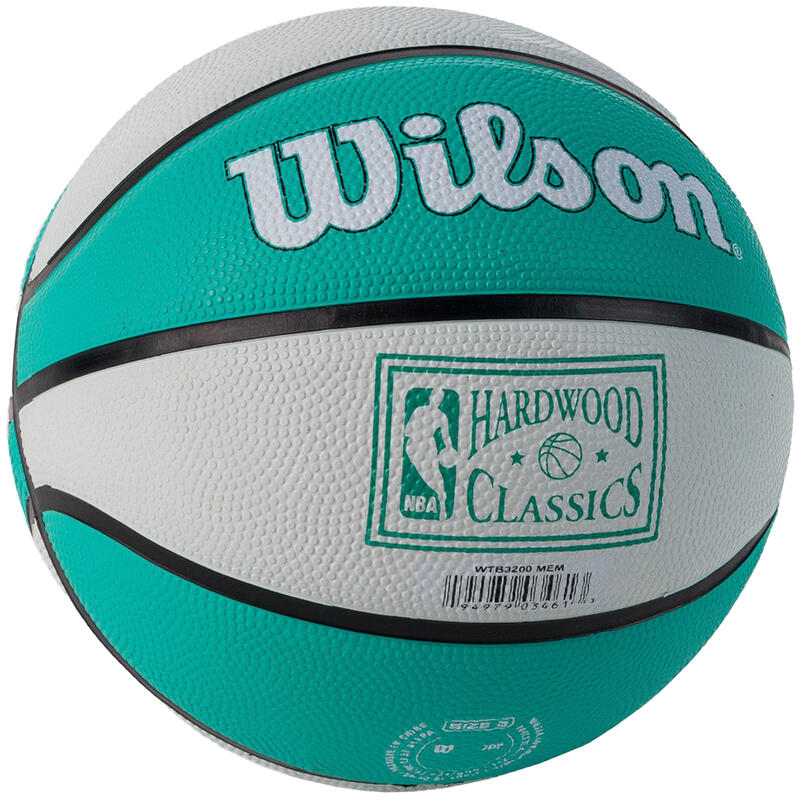 Mini bola Wilson Team Retro Memphis Grizzlies tamanho 3 de basquetebol