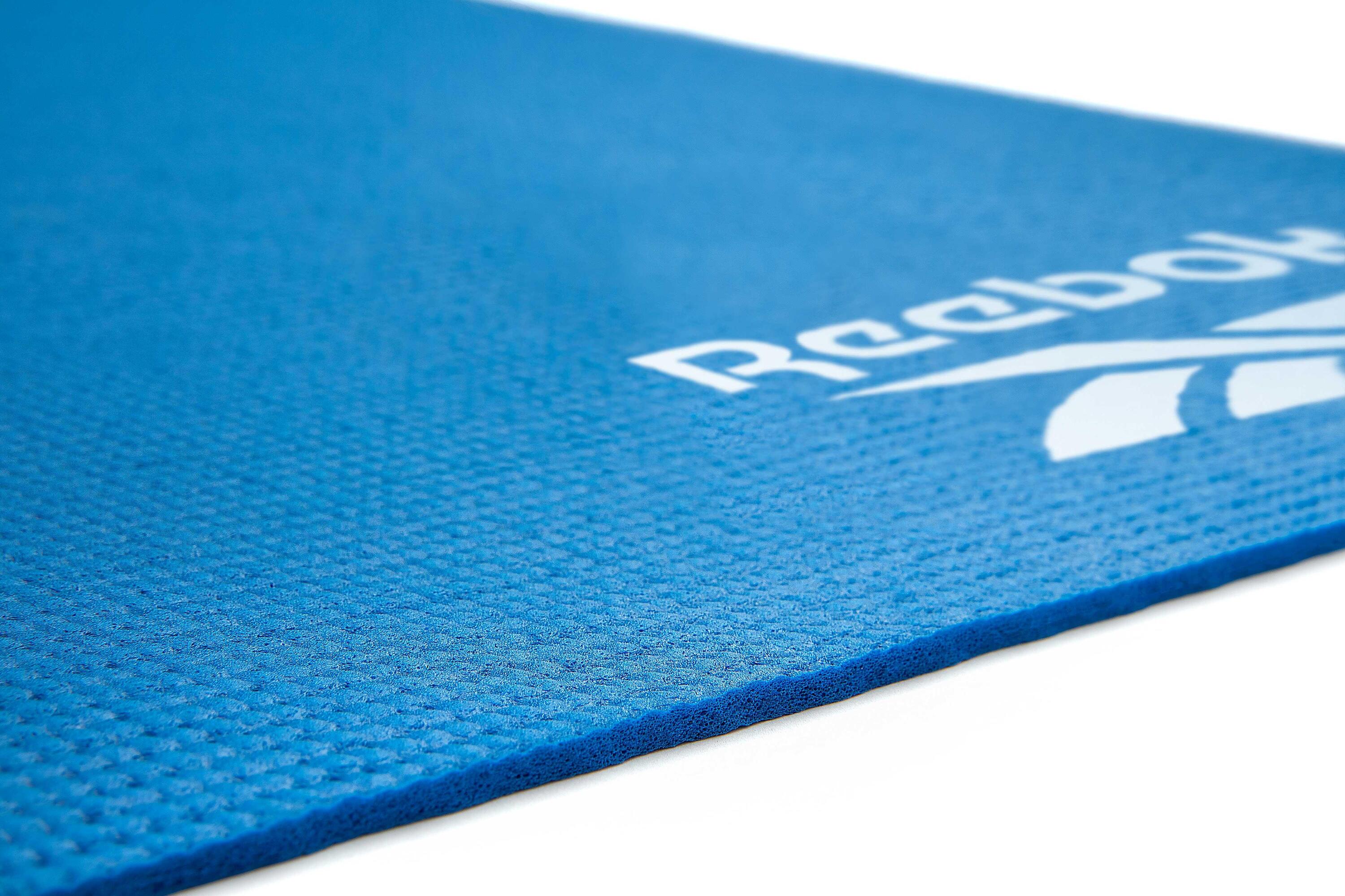 Tapis de yoga Reebok, 4 mm, bleu 3/5