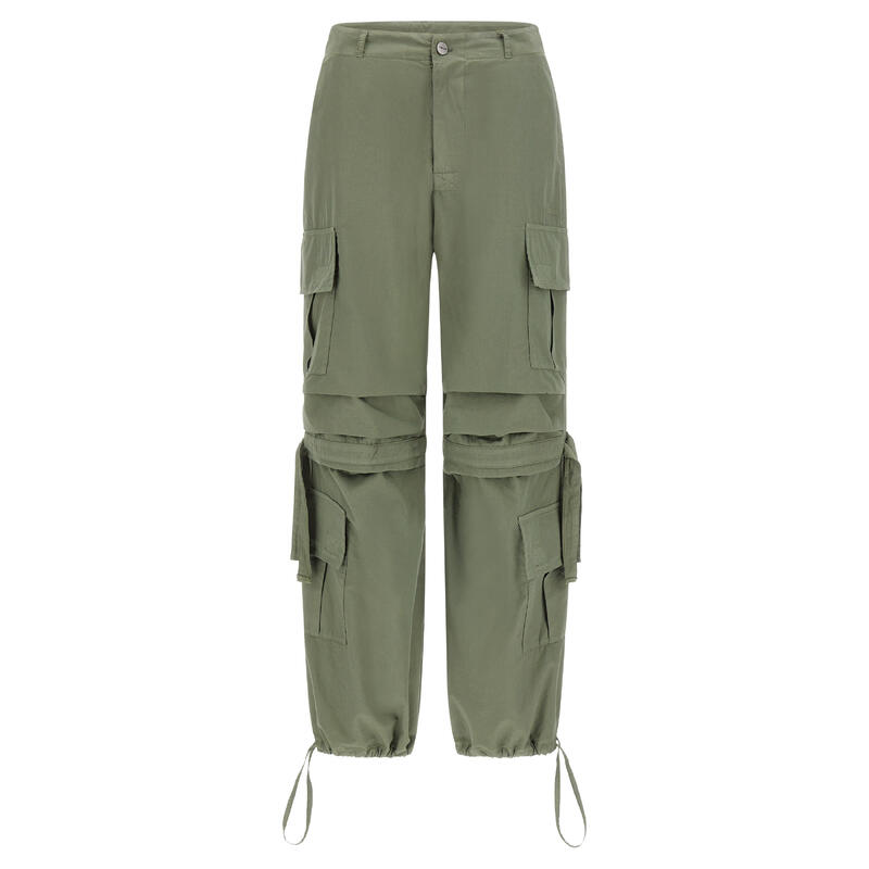 Pantalon cargo avec poches doubles et lacet ajustable intermédiaire