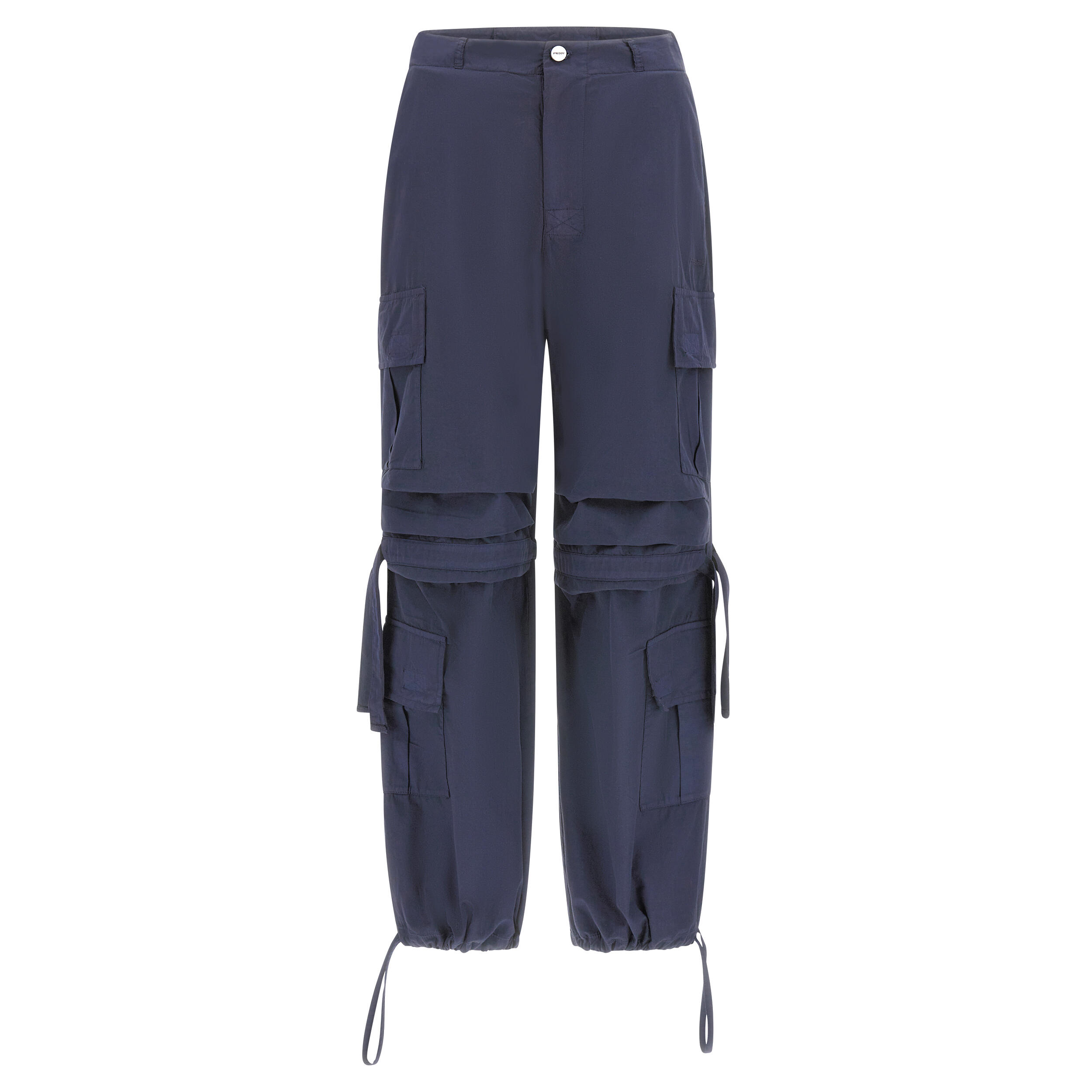 FREDDY Pantaloni cargo con doppie tasche e coulisse intermedia