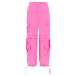 Pantalon cargo avec poches doubles et lacet ajustable intermédiaire