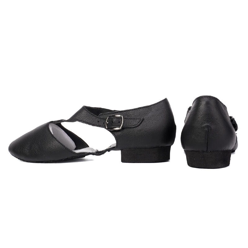Chaussures d'entraînement de danse jazz en cuir Burtan Barcelona