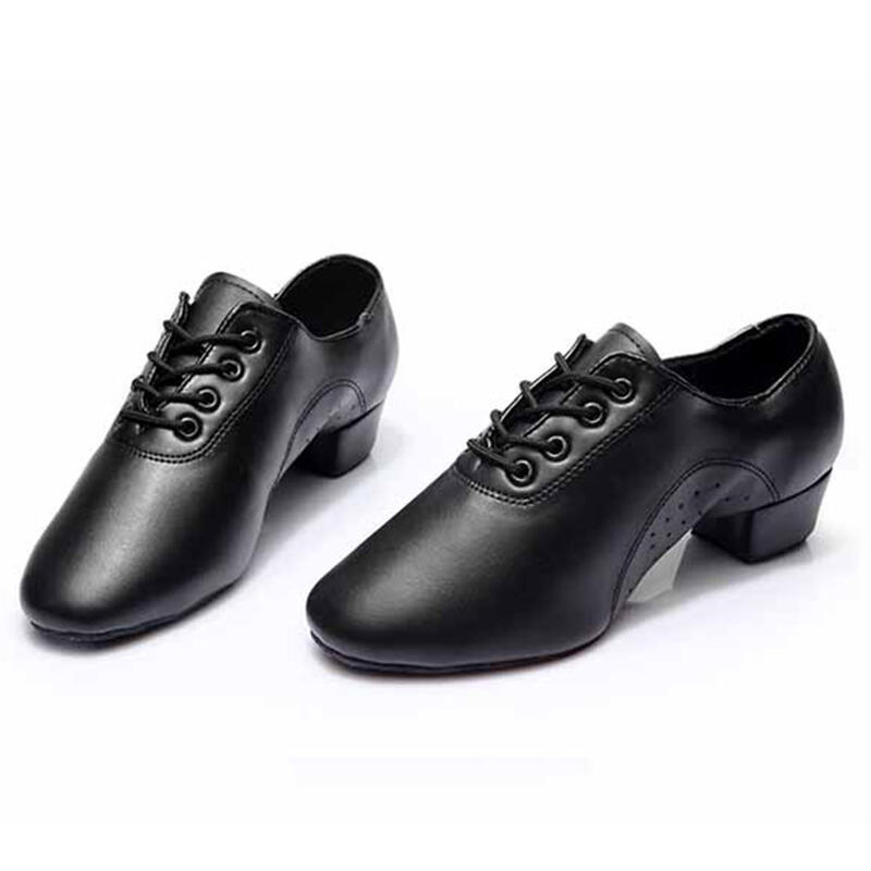 CHAUSSURES DE DANSE MODERNE EN CUIR NOIR CADIZ