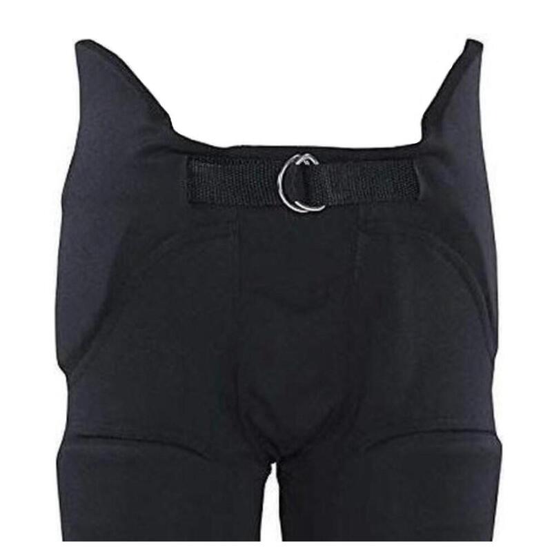 Pantaloni de fotbal american cu protecții integrate - adulți (negru)