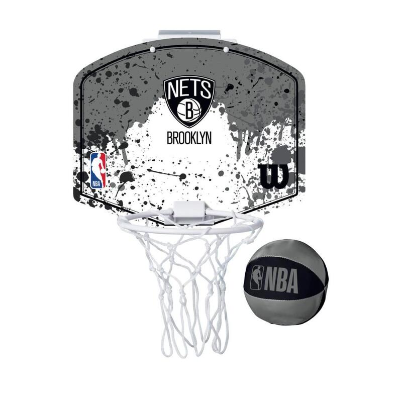 Mini canasta de baloncesto Wilson NBA des Nets de Brooklyn