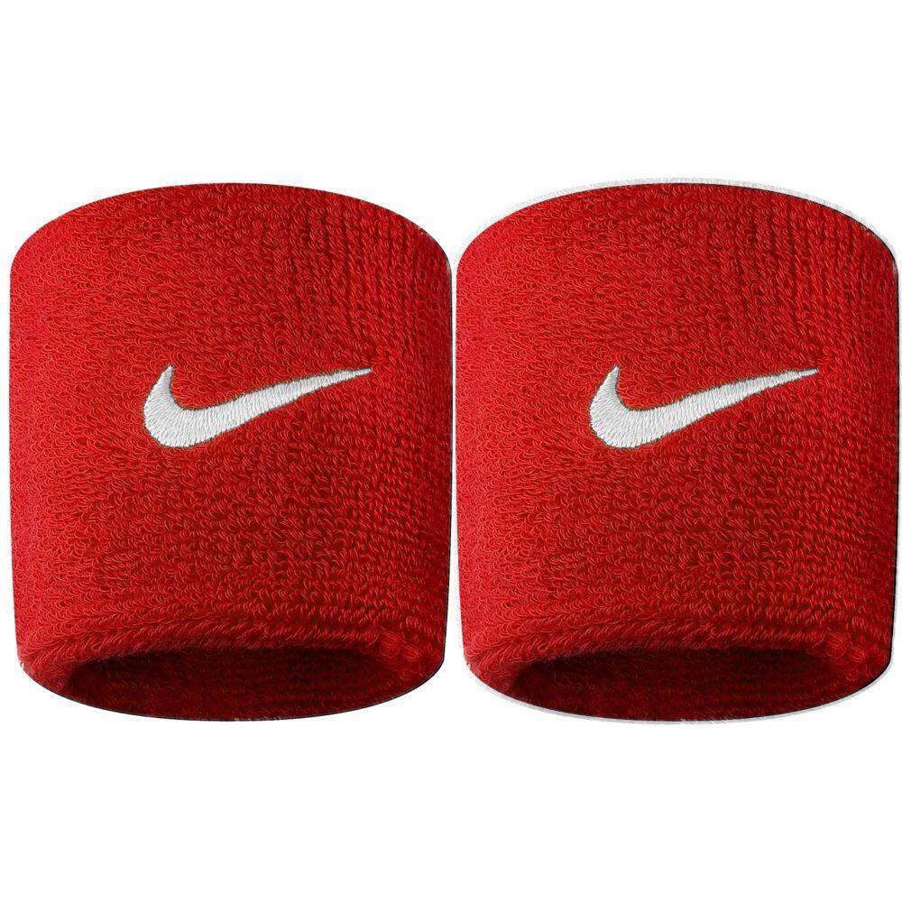 NIKE WRSTBAND SWOOSH RED/WHITE 1/5