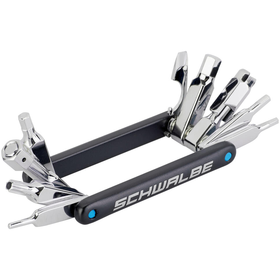 Multitool 2.0 9 Funkcji 9,5 Cm Czarno-Srebrny