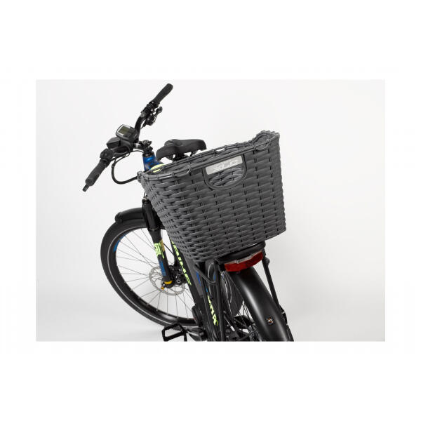 Panier de vélo synthétique système porte-bagage XLC Ba-b07 3/4