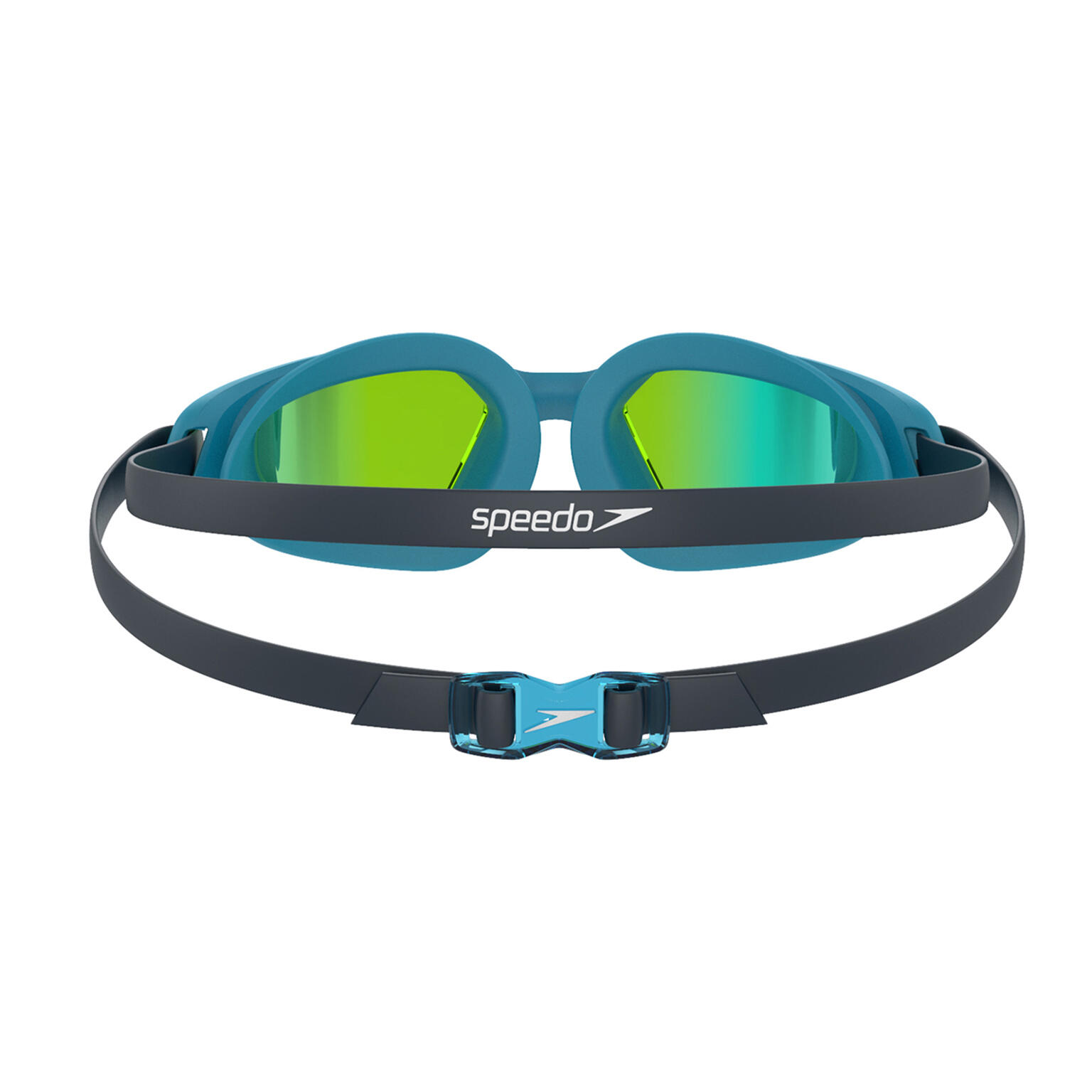 Speedo Hydropulse Mirror Goggles, Navy/Gold 4/4