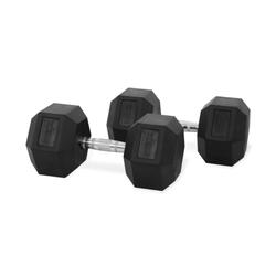2 Mancuernas Hexagonales de 32,5 kg (Par) Fitness Musculación