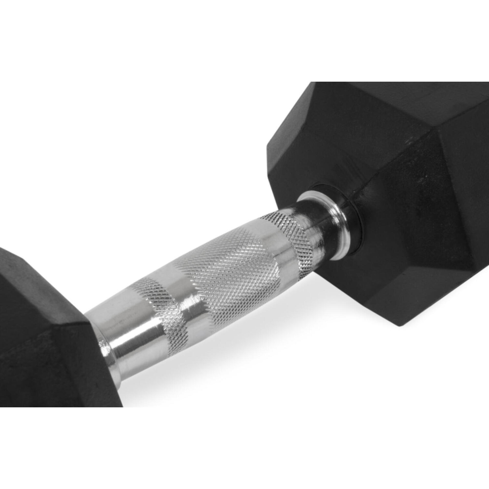 Mancuernas Hexagonales 17,5kg (par) Fitness Musculación 2/3