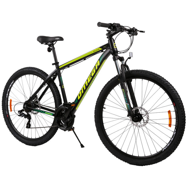 Omega Duke 29" mountainbike, 49cm váz, hidraulikus tárcsafék, fekete/sárga