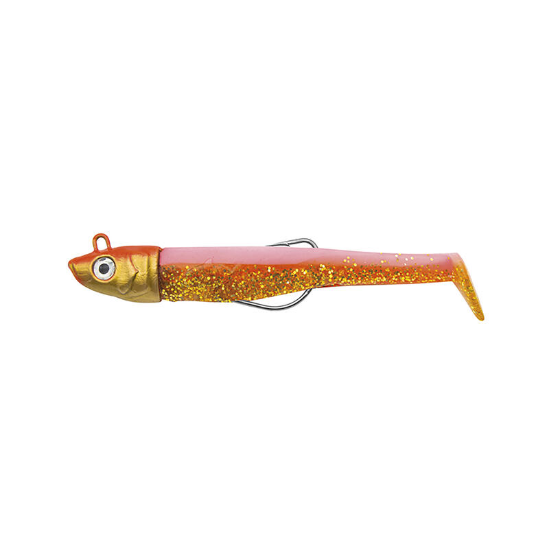 Vinilo pesca jigging spinning Alevin JLC 6 g rosa oro #6