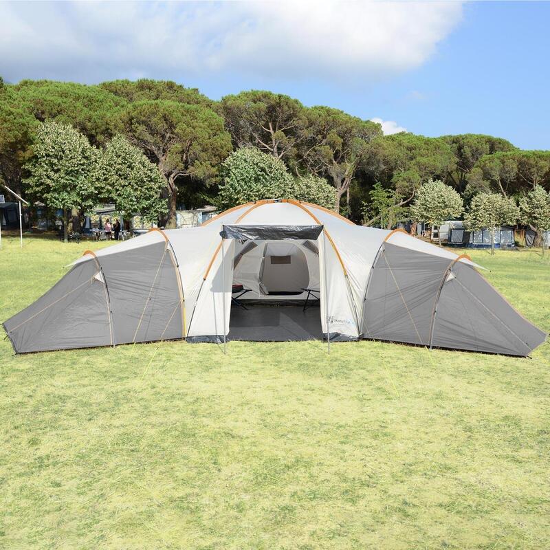 Tenda da campeggio -Turin Sleeper - 12 persone - 3x cabine - zanzariera