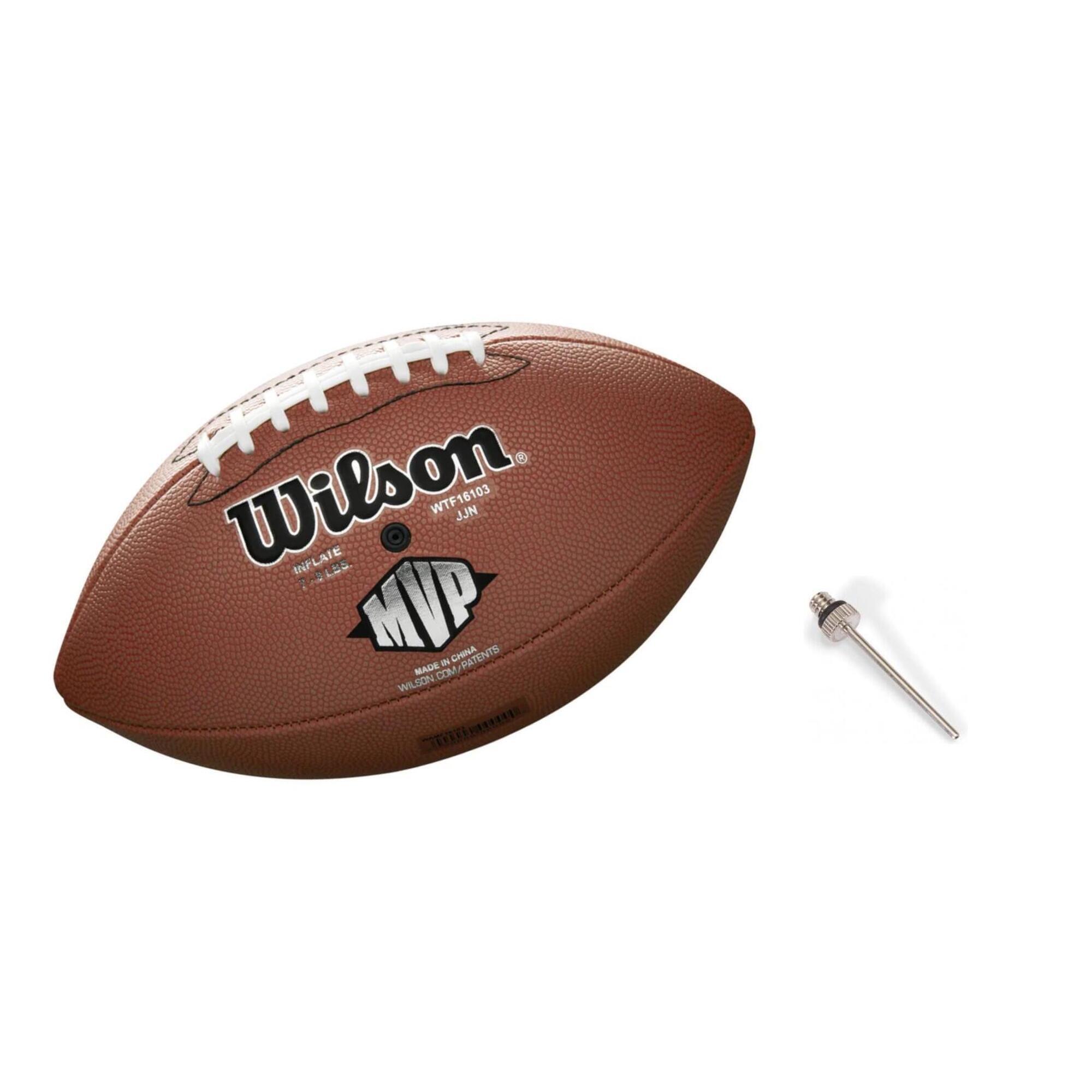 Mvp Official American Football - Full Size - Inc. naaldnippel (Marrone)