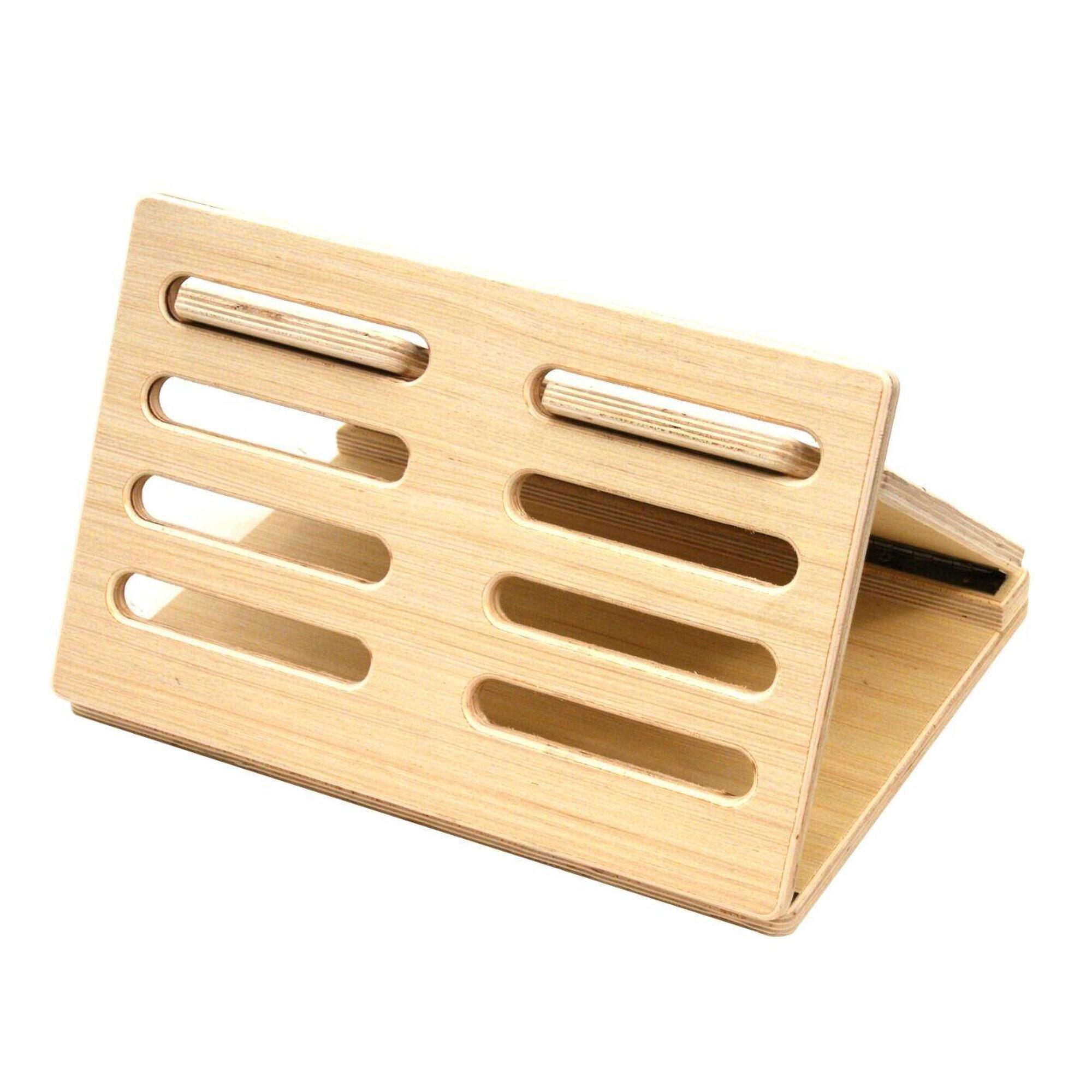 2 Planches Inclinées En Bois Pour Sport - Squats, étirements Mollets, équilibre, Portable 33x12 Cm