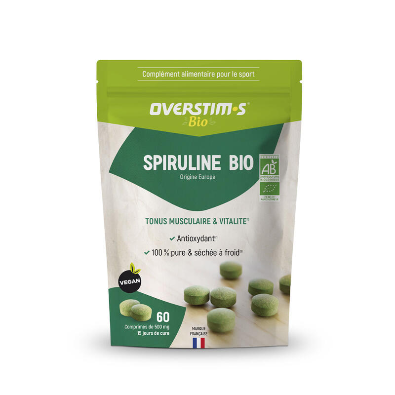 Spiruline Bio - Entrainement et Récupération (60 comprimés)
