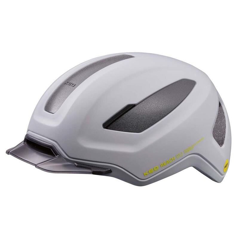 KED Casco da bicicletta REACH DT1, grigio chiaro