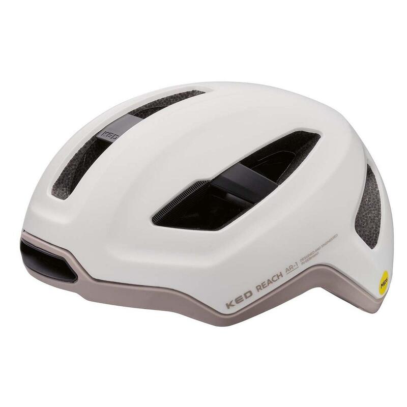 KED Casque de vélo REACH AR-1, blanc