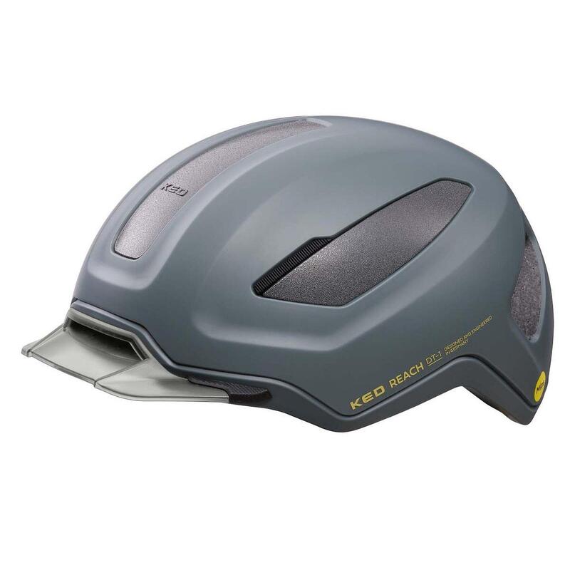 KED Casco da bicicletta REACH DT1, grigio