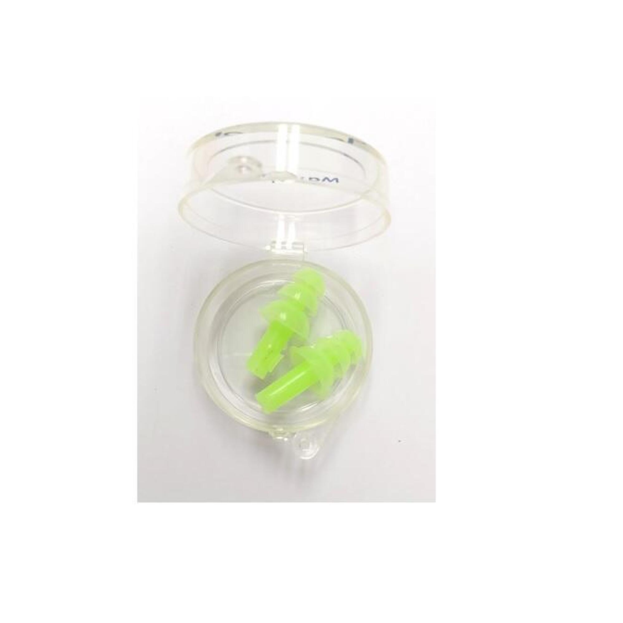MS-9056 矽膠游泳柔軟耳塞 ( 一對) - 綠色