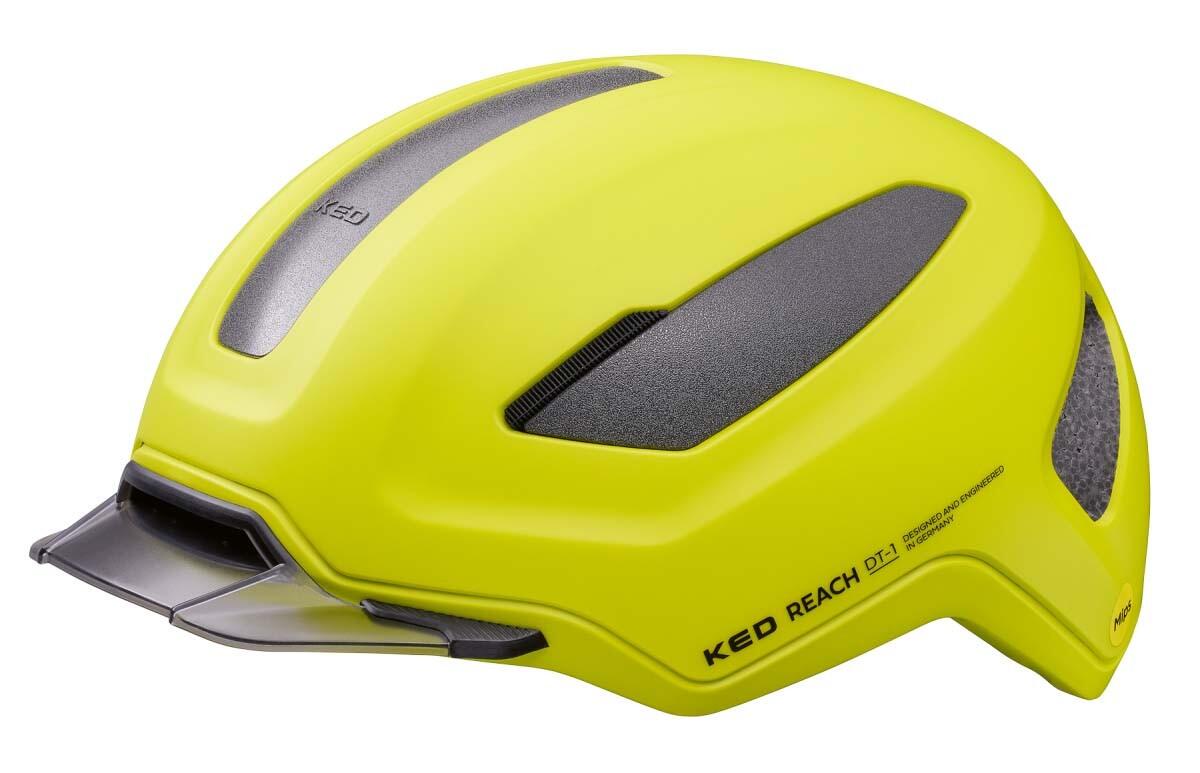 Kask rowerowy REACH DT1, żółty