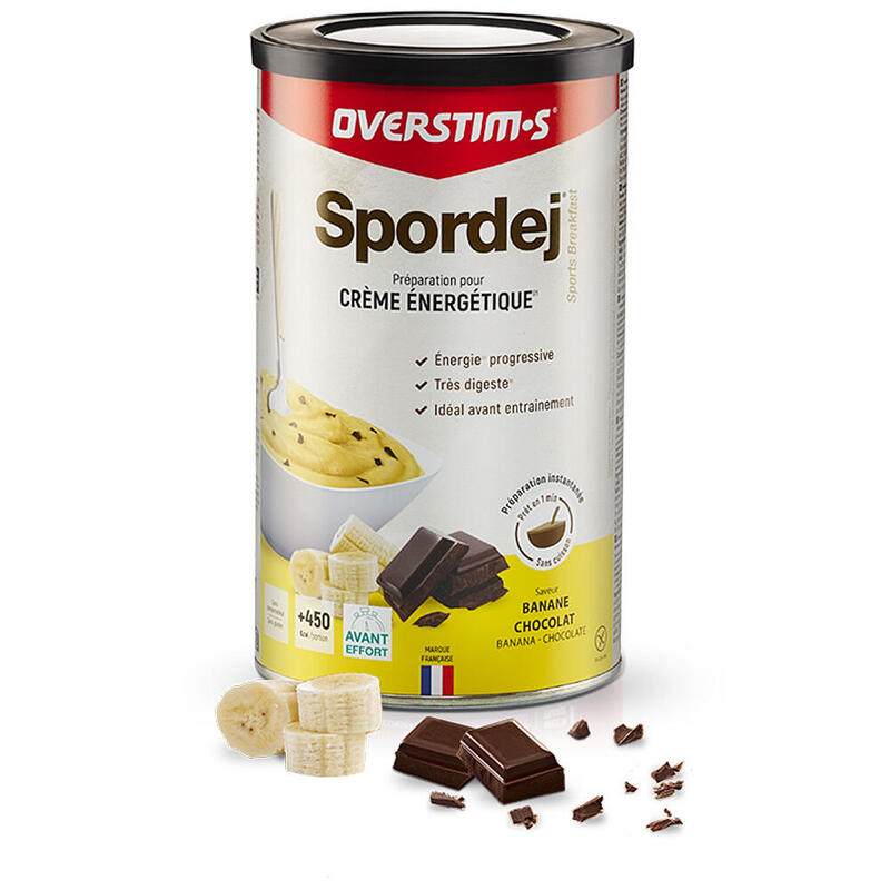 Petit-déjeuner avant entraînement - Spordej Banane-Chocolat - 700g