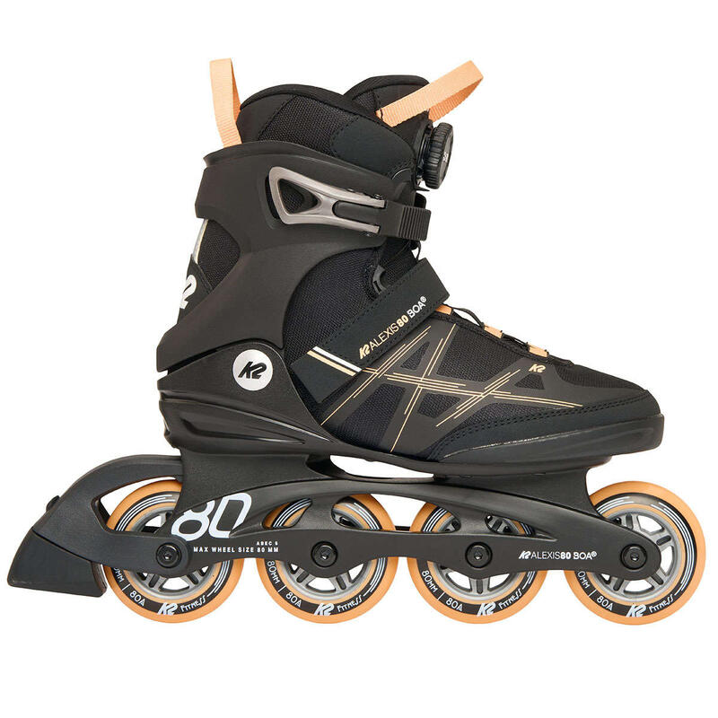 Rolki rekreacyjne damskie K2 Alexis 80 BOA 2023