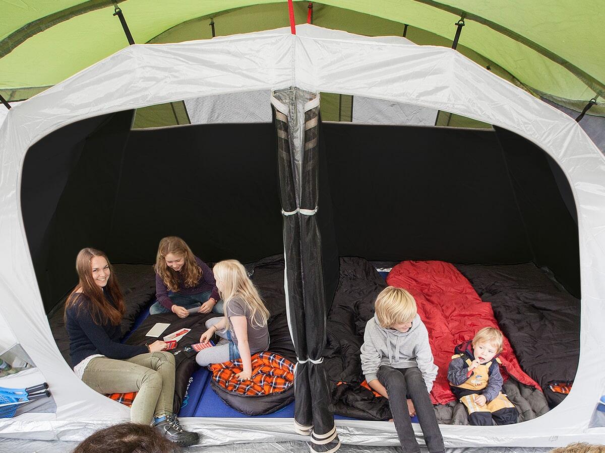 Tenda da campeggio familiare - Gotland 6 Protect - 2x cabine scure - zanzariera 4/7