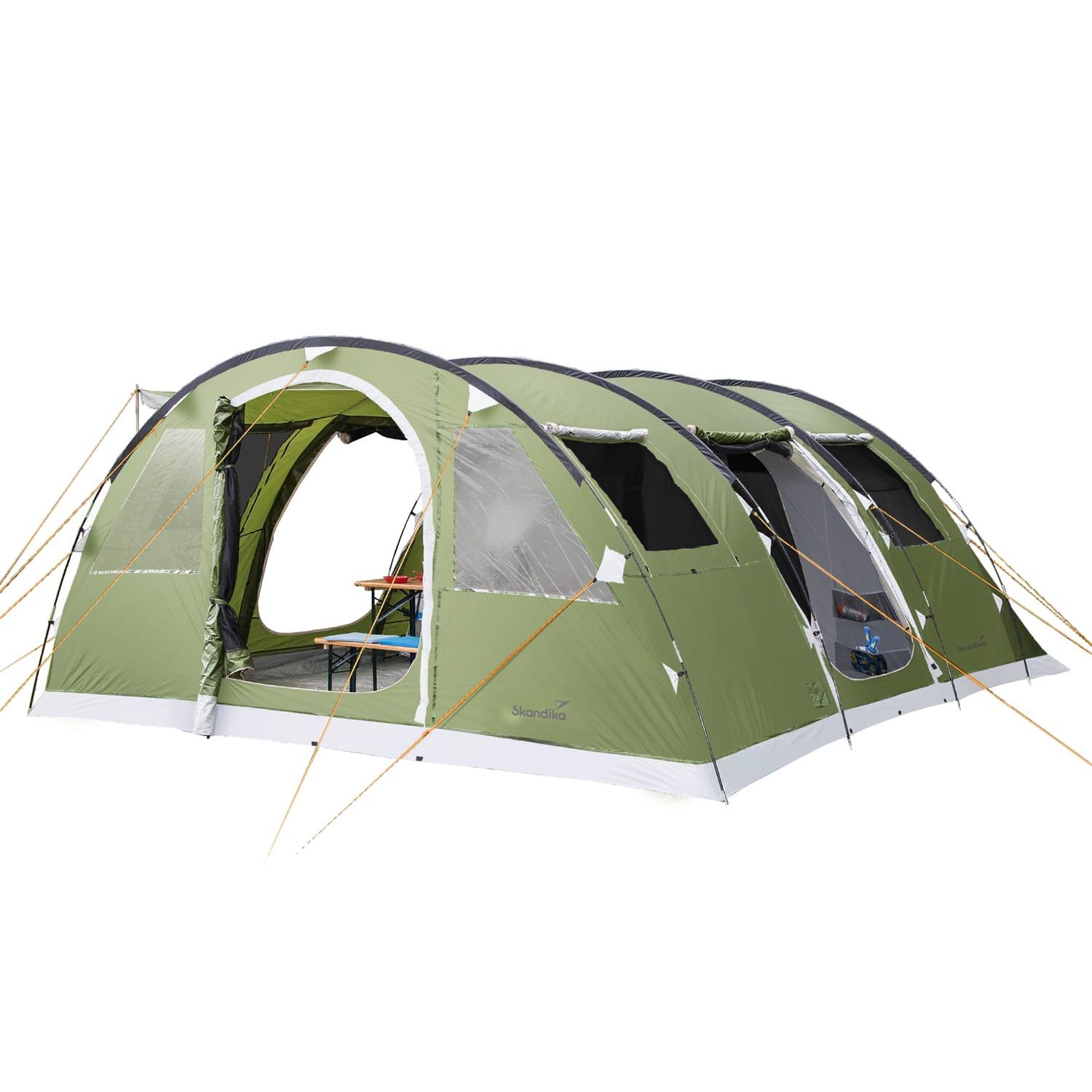 Tenda de campismo familiar túnel Gotland 6 Protect - chão de tenda cosido