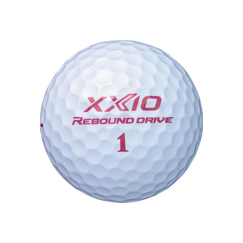 Packung mit 12 Golfbällen Xxio Rebound Drive Rosa Premium