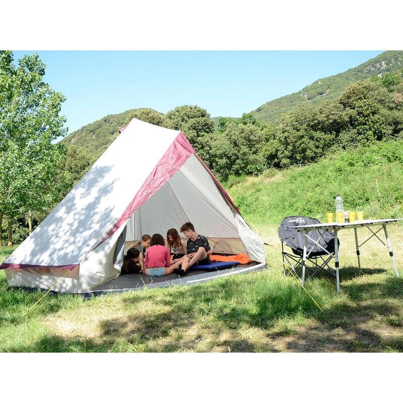 Tenda campeggio Indiana - Tipii II - Outdoor - 8 persone - borsa di trasporto